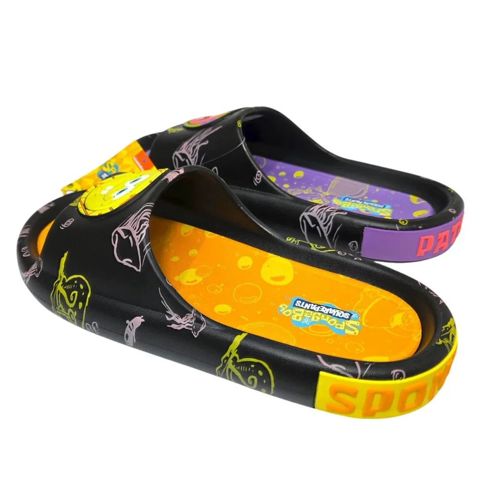 SpongeBob Squarepants Slide Sandals Men's Size 9 Patrick Lightweight - Picture 2 of 10